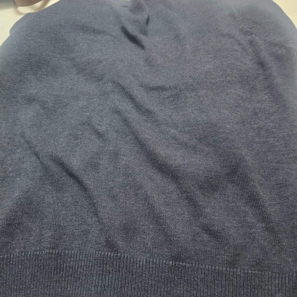 Oscar de la Renta Navy Cardigan Sweater